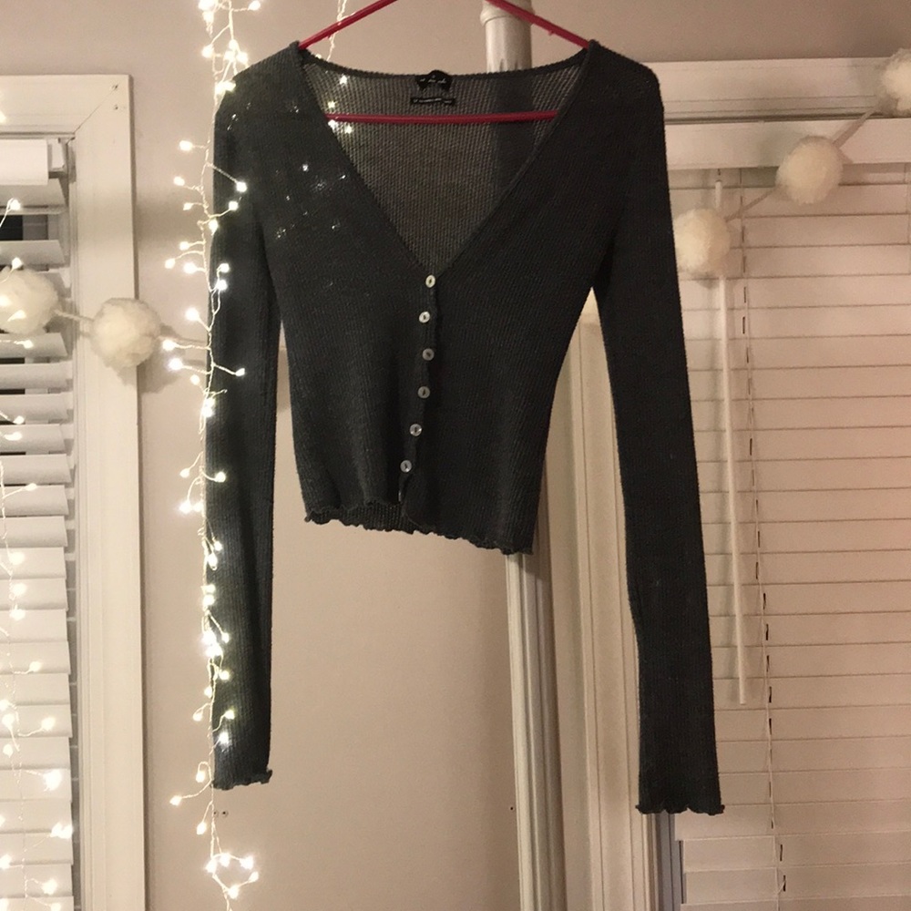 Urban Outfitters Ribbed Cardigan Top